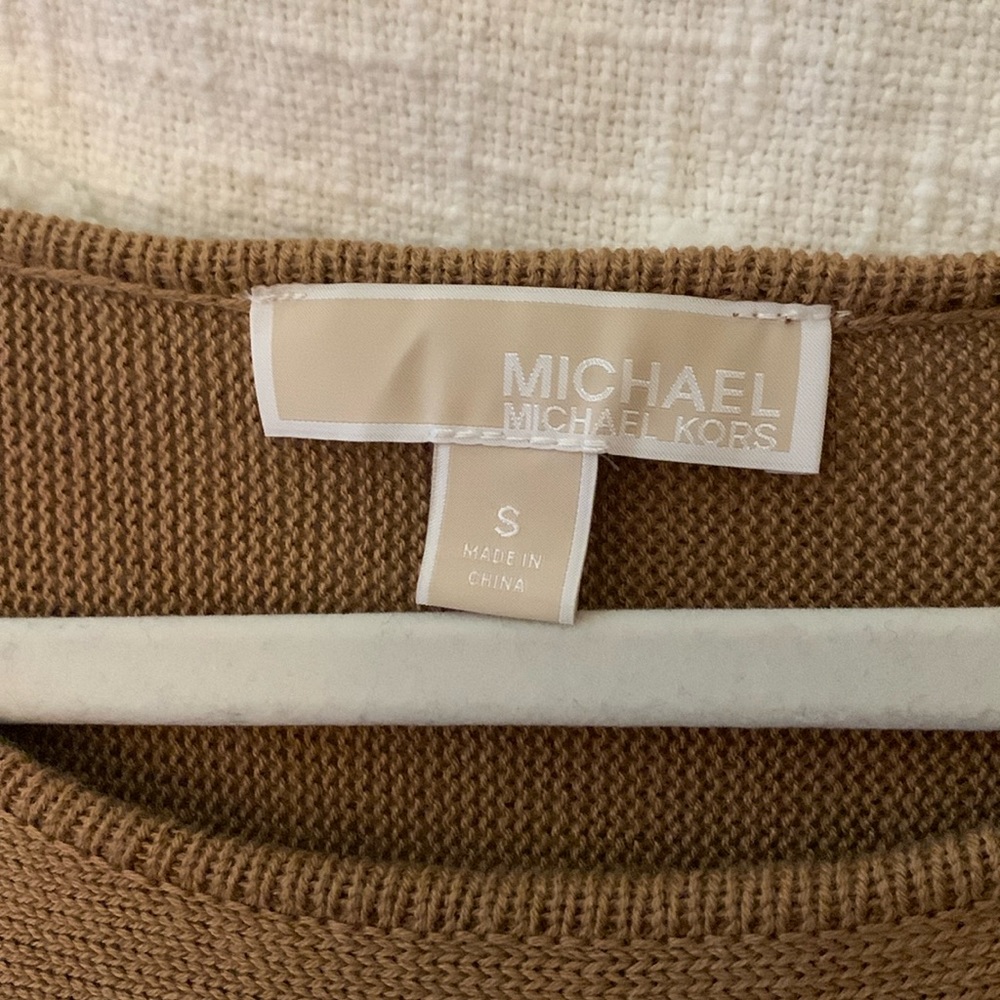 Michael Kors tan sweater in excellent, used condition.